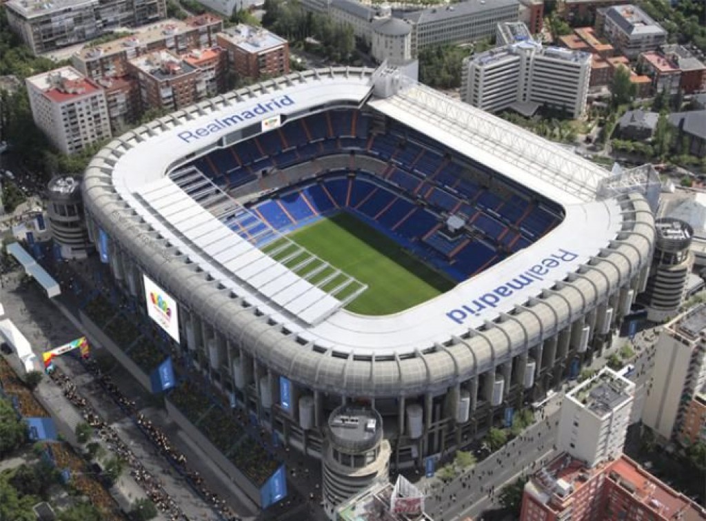 Estadio Santiago Bernabéu del Real Madrid 
